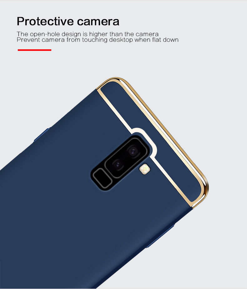 Carcasă Mofi Guard, din plastic, pentru Samsung Galaxy A6 Plus (2018) - albastru