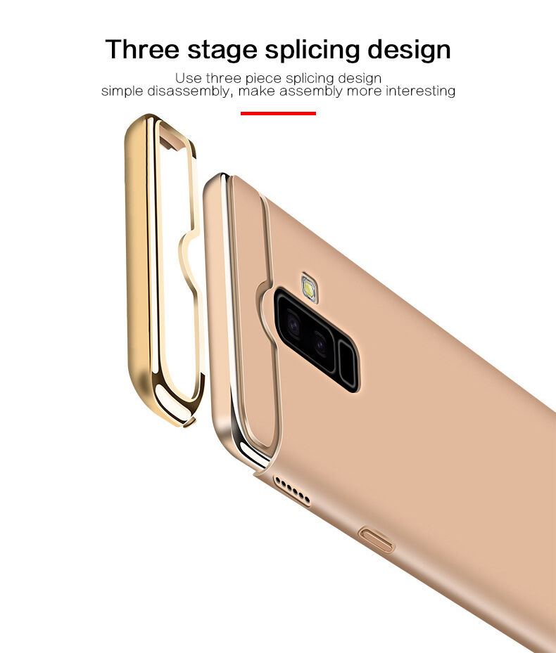 Carcasă Mofi Guard, din plastic, pentru Samsung Galaxy A6 Plus (2018) - albastru