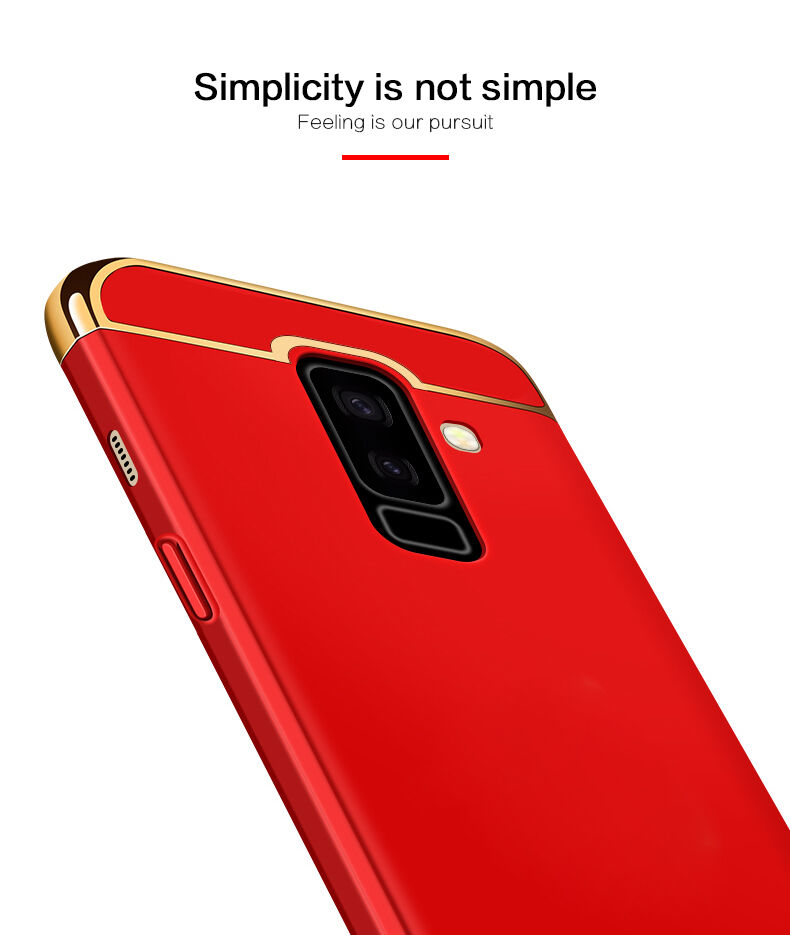Carcasă Mofi Guard, din plastic, pentru Samsung Galaxy A6 Plus (2018) - albastru
