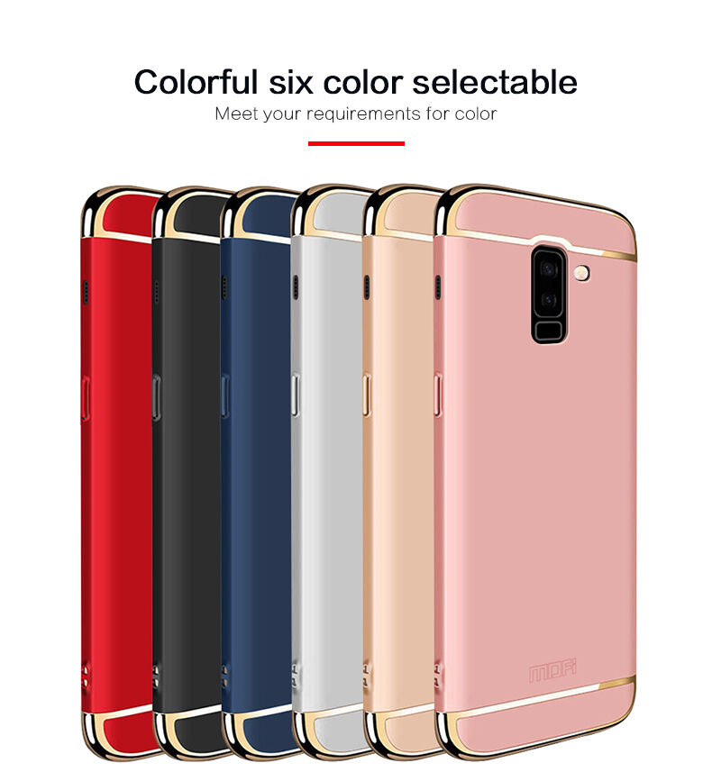 Carcasă Mofi Guard, din plastic, pentru Samsung Galaxy A6 Plus (2018) - albastru