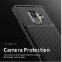 Carcasă Ipaky, din plastic cu textură carbon, pentru Samsung Galaxy A6 (2018) - albastru închis