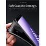 Carcasă Ipaky, din plastic cu textură carbon, pentru Samsung Galaxy A6 (2018) - albastru închis