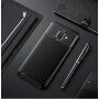 Carcasă Ipaky, din plastic cu textură carbon, pentru Samsung Galaxy A6 (2018) - albastru închis