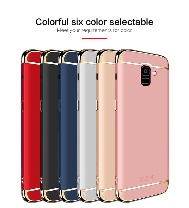 Carcasă Mofi Guard, din plastic, pentru Samsung Galaxy J6 (2018) - albastru