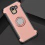 Carcasă rezistentă cu suport, pentru Samsung Galaxy J6 (2018) - roșu