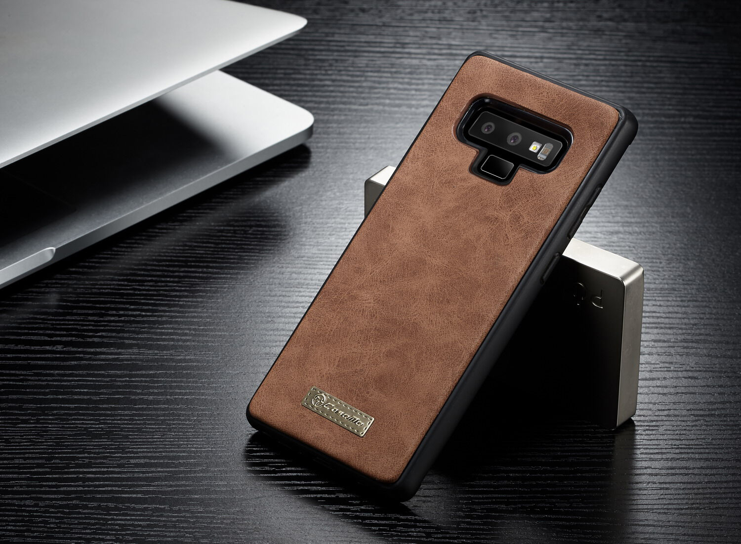 Husă tip portofel Caseme 2 în 1, pentru Samsung Galaxy Note 9 - roșu