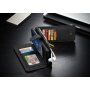 Husă tip portofel Caseme 2 în 1, pentru Samsung Galaxy Note 9 - roșu