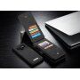 Husă tip portofel Caseme 2 în 1, pentru Samsung Galaxy Note 9 - roșu