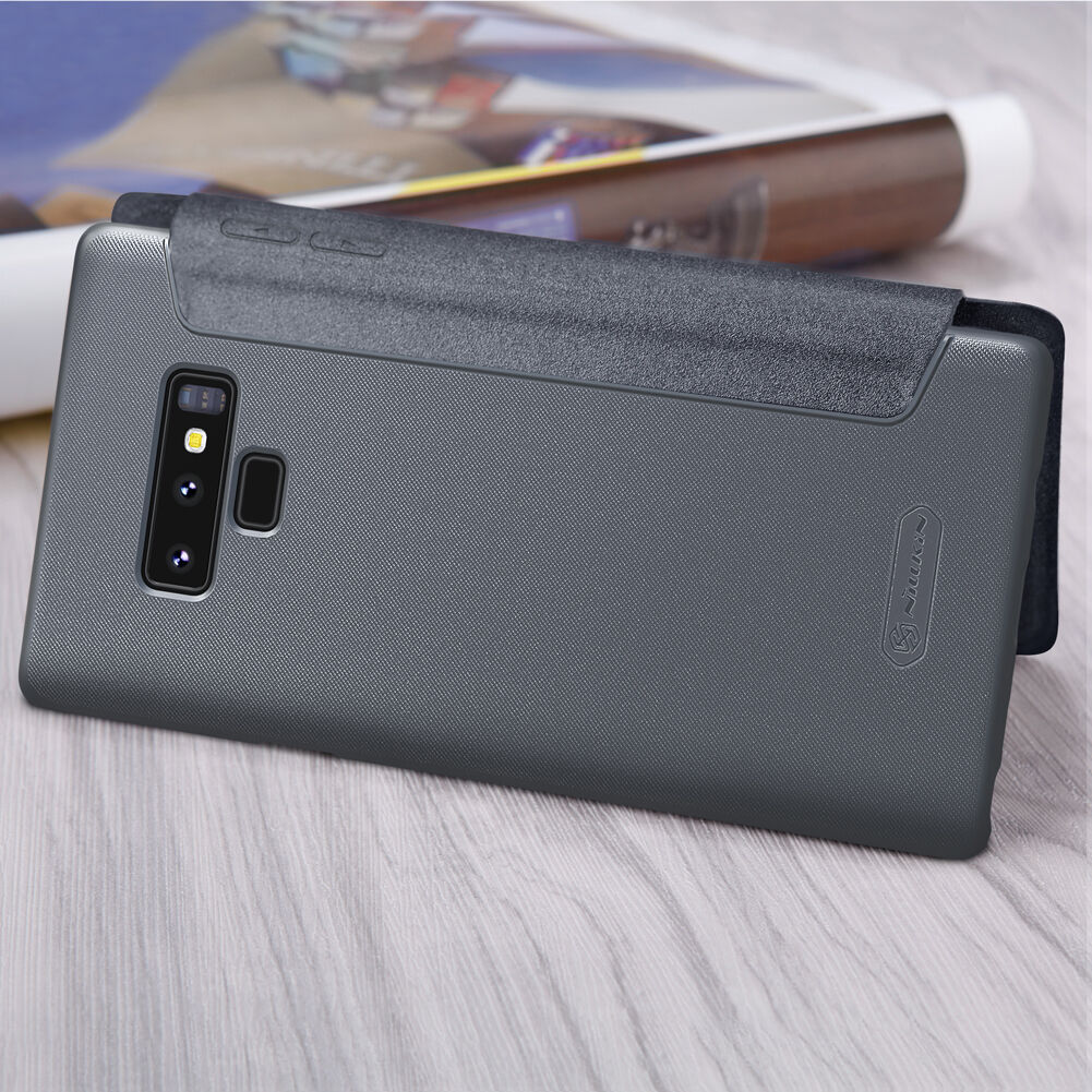 Husă flip Nillkin Sparkle, pentru Samsung Galaxy Note 9 - alb