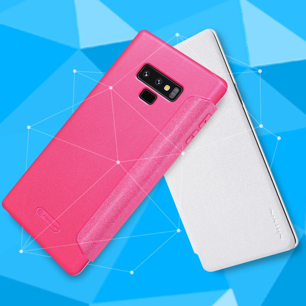 Husă flip Nillkin Sparkle, pentru Samsung Galaxy Note 9 - gri