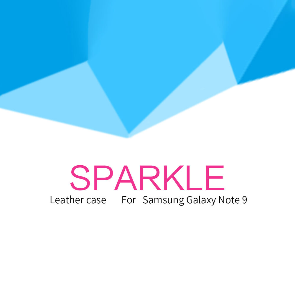 Husă flip Nillkin Sparkle, pentru Samsung Galaxy Note 9 - gri