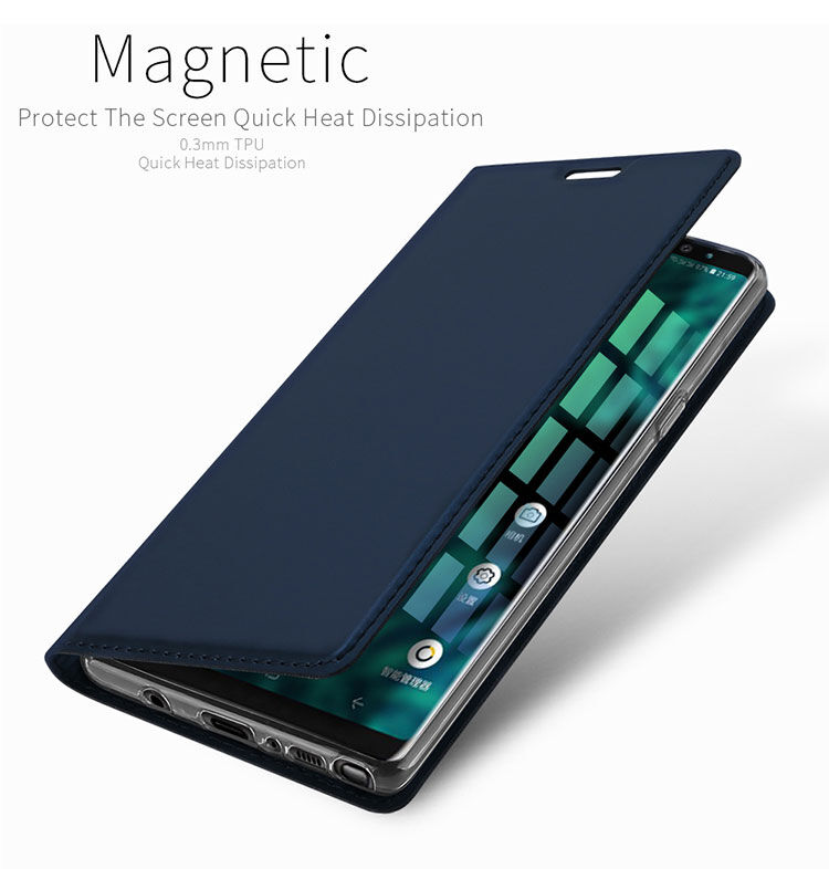 Husă flip Dux Ducis Skin Pro, pentru Samsung Galaxy Note 9 - auriu