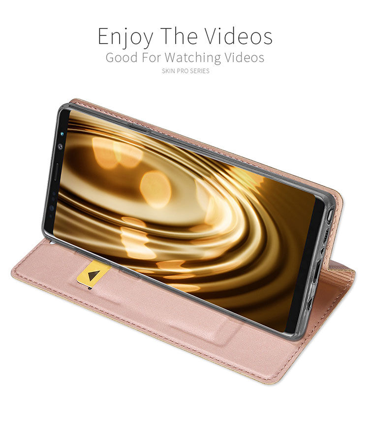 Husă flip Dux Ducis Skin Pro, pentru Samsung Galaxy Note 9 - auriu