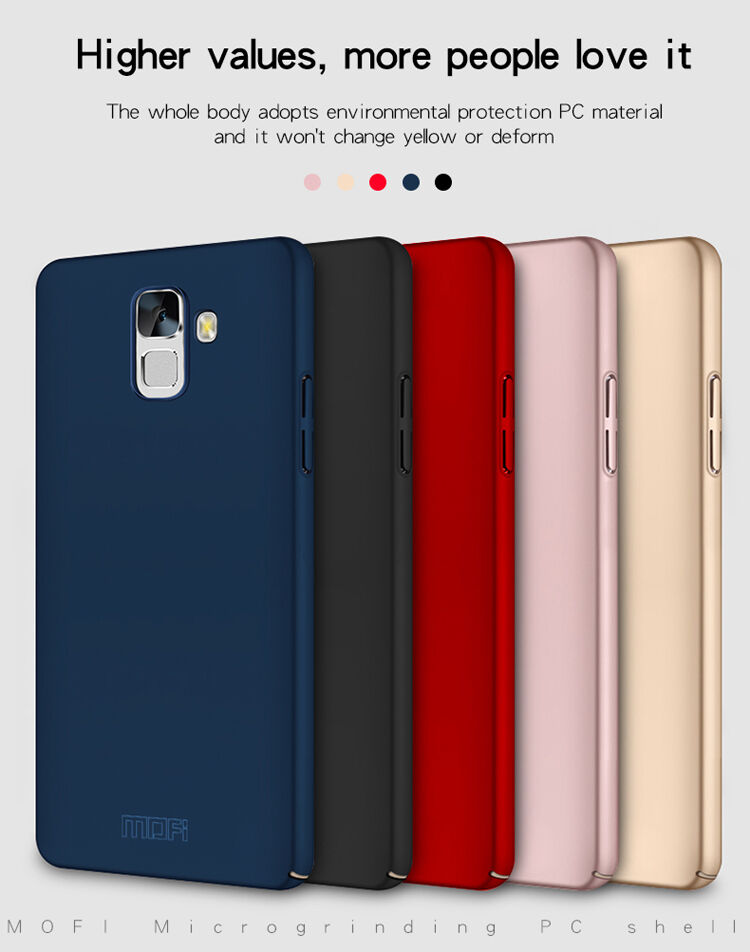 Carcasă Mofi din plastic pentru Samsung Galaxy J6 (2018) - roșu