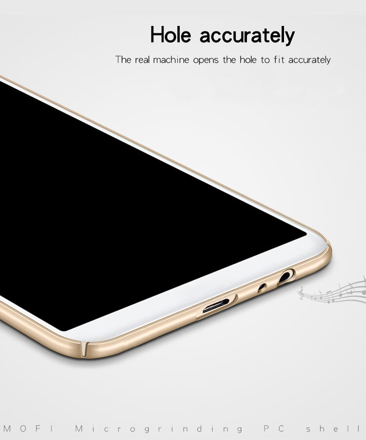Carcasă Mofi din plastic pentru Samsung Galaxy J6 (2018) - roșu