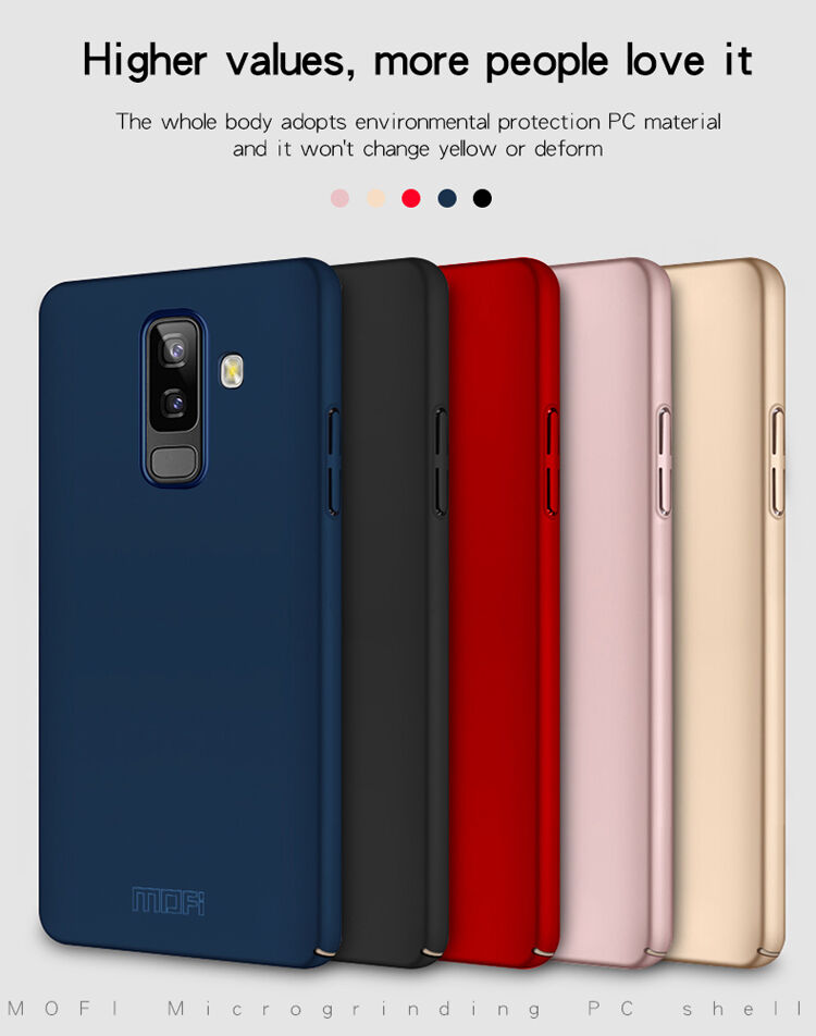 Carcasă Mofi din plastic pentru Samsung Galaxy A6 Plus (2018) - negru