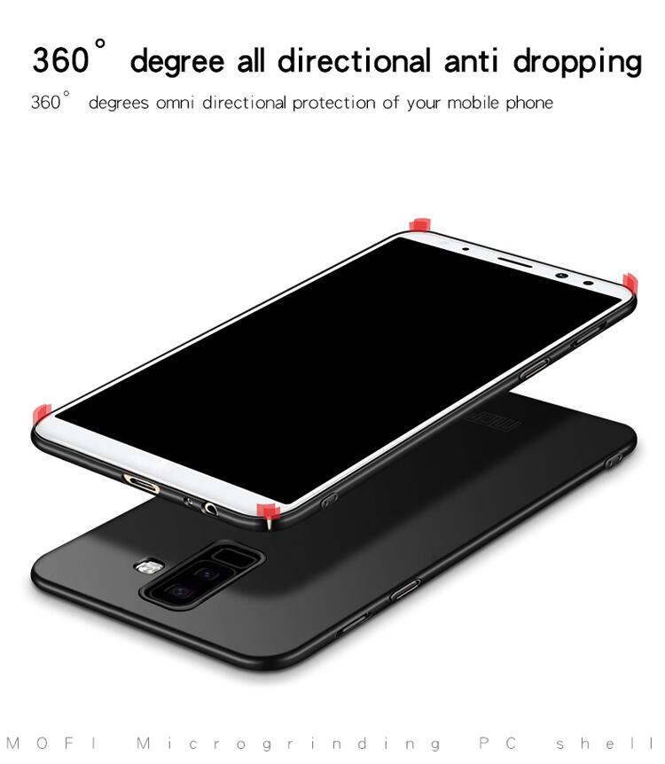 Carcasă Mofi din plastic pentru Samsung Galaxy A6 Plus (2018) - negru
