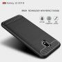 Carcasă din plastic cu textură șlefuită, pentru Samsung Galaxy J3 (2018) - negru