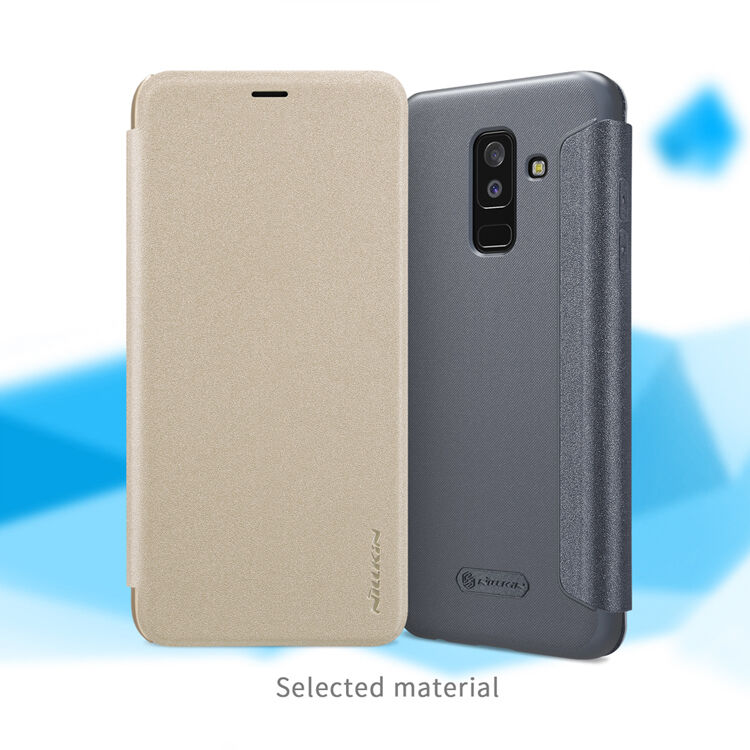 Husă flip Nillkin Sparkle, pentru Samsung Galaxy A6 Plus (2018) - negru