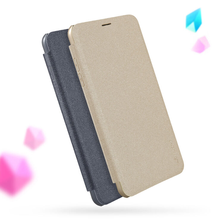 Husă flip Nillkin Sparkle, pentru Samsung Galaxy A6 (2018) - auriu