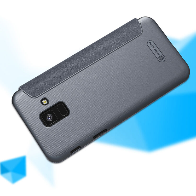 Husă flip Nillkin Sparkle, pentru Samsung Galaxy A6 (2018) - auriu