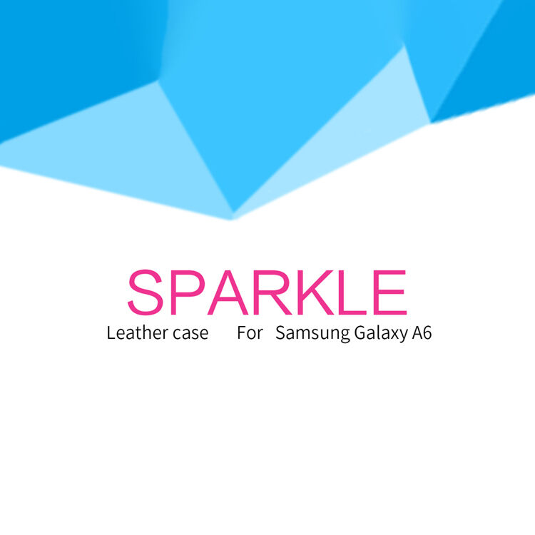Husă flip Nillkin Sparkle, pentru Samsung Galaxy A6 (2018) - negru
