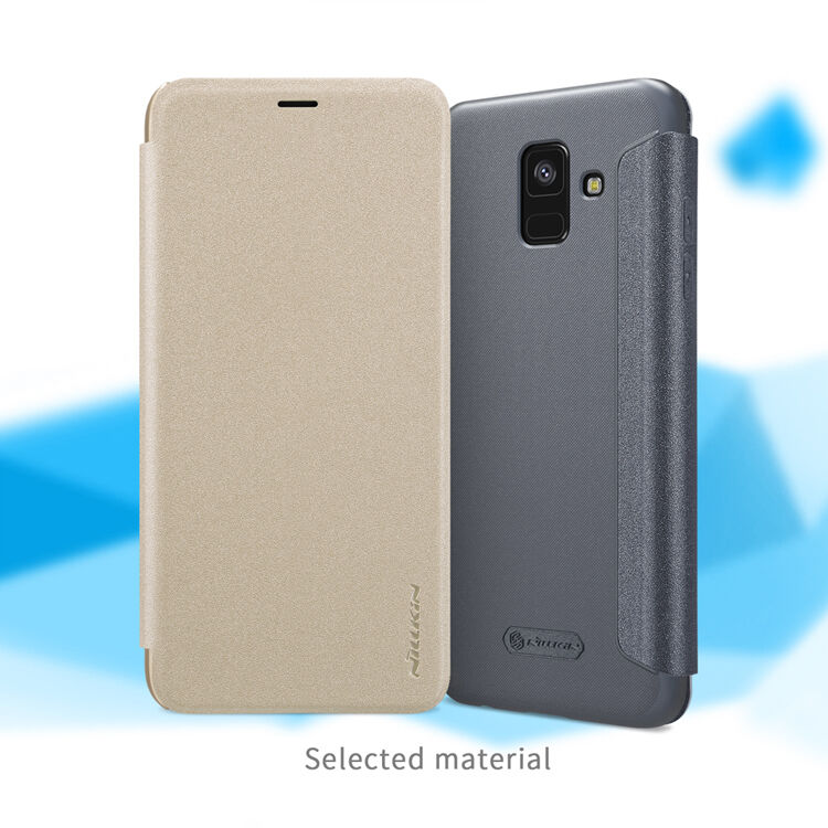 Husă flip Nillkin Sparkle, pentru Samsung Galaxy A6 (2018) - negru