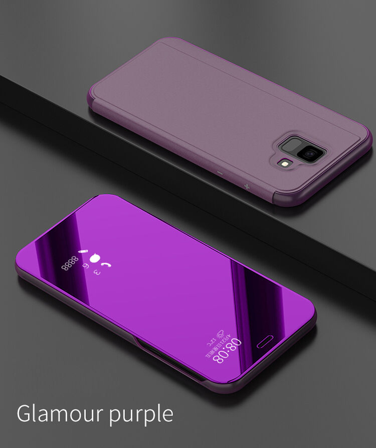 Carcasă metalică tip oglindă pentru Samsung Galaxy A6 (2018) - auriu