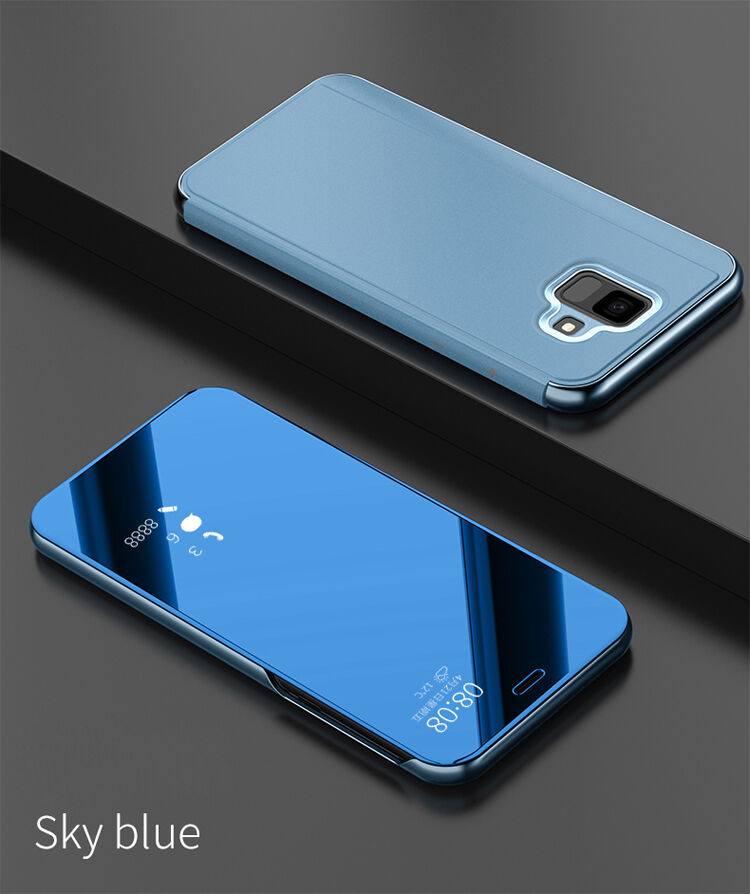 Carcasă metalică tip oglindă pentru Samsung Galaxy A6 (2018) - auriu