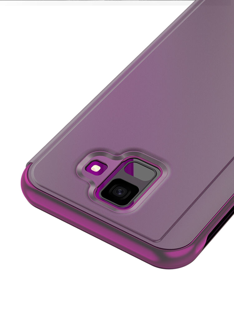 Carcasă metalică tip oglindă pentru Samsung Galaxy A6 (2018) - argintiu