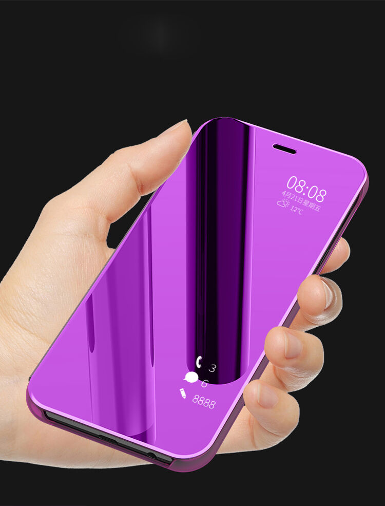 Carcasă metalică tip oglindă pentru Samsung Galaxy A6 (2018) - argintiu