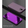 Carcasă metalică tip oglindă pentru Samsung Galaxy A6 (2018) - argintiu
