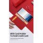 Husă flip Dux Ducis Wish, pentru Samsung Galaxy Note 8 - roșu