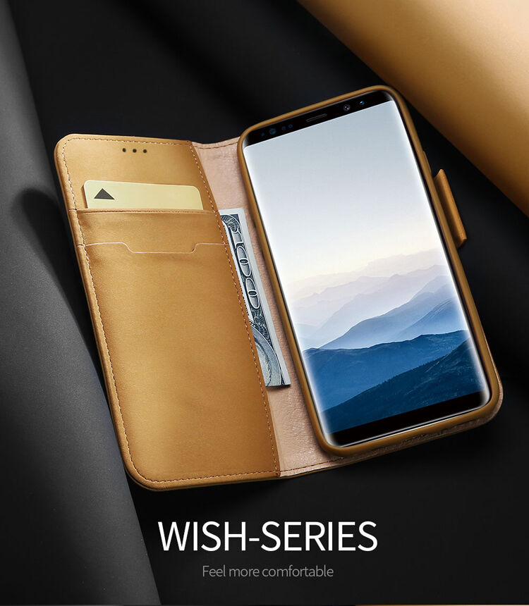 Husă flip Dux Ducis Wish, pentru Samsung Galaxy Note 8 - negru
