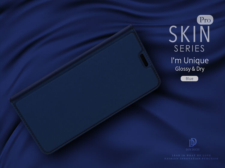 Husă flip Dux Ducis Skin Pro, pentru Samsung Galaxy J6 (2018) - albastru închis