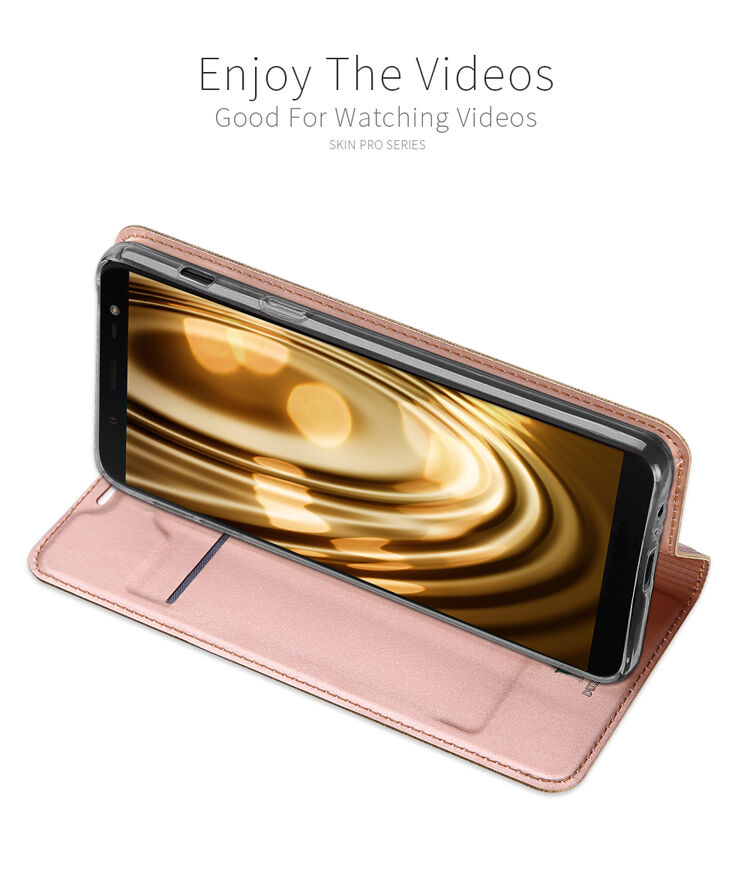 Husă flip Dux Ducis Skin Pro, pentru Samsung Galaxy J6 (2018) - albastru închis