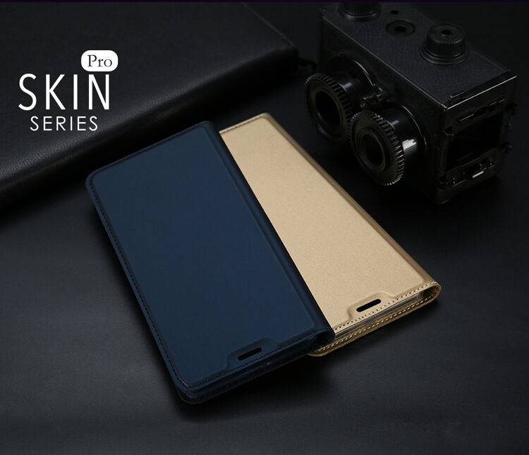 Husă flip Dux Ducis Skin Pro, pentru Samsung Galaxy J6 (2018) - albastru închis