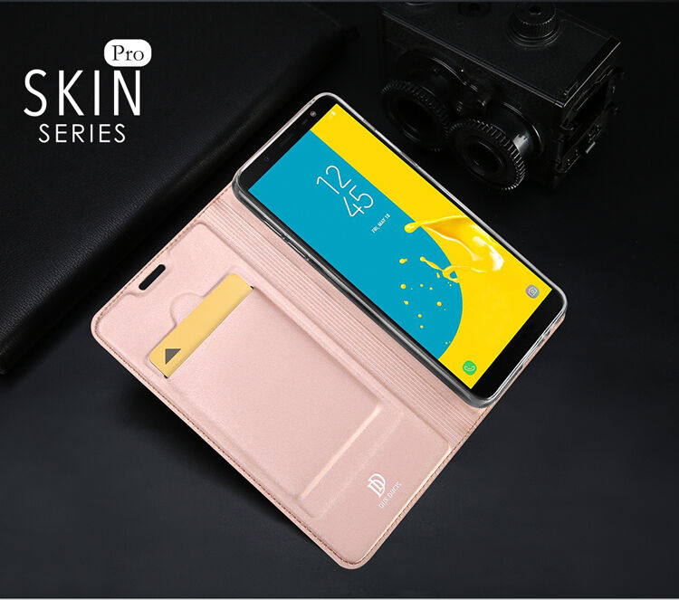 Husă flip Dux Ducis Skin Pro, pentru Samsung Galaxy J6 (2018) - albastru închis
