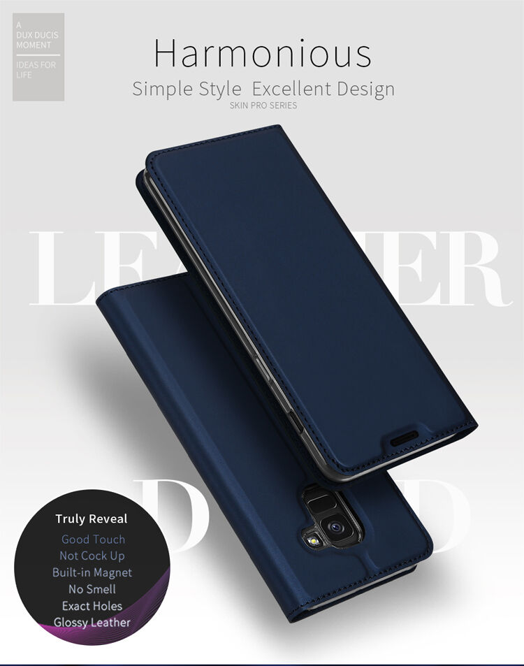 Husă flip Dux Ducis Skin Pro, pentru Samsung Galaxy J6 (2018) - gri