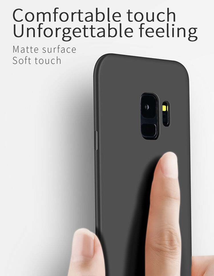 Carcasă X-Level Frosted, din plastic, pentru Samsung Galaxy S9 - roșu