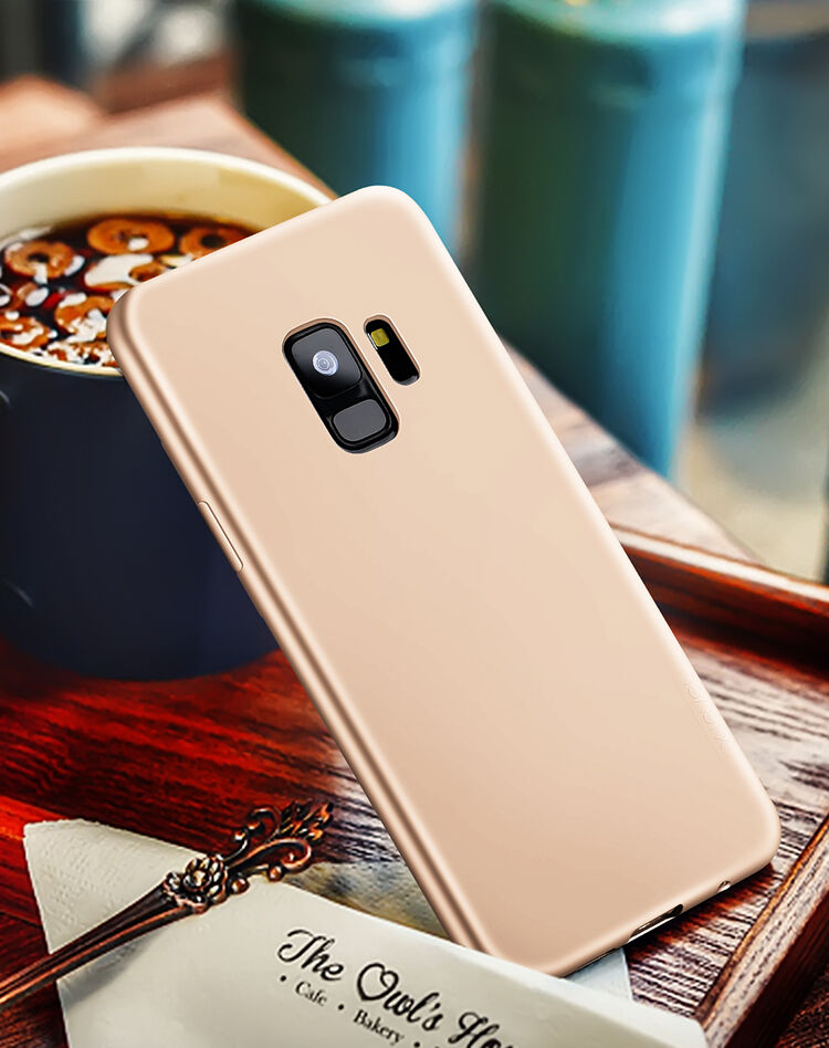 Carcasă X-Level Frosted, din plastic, pentru Samsung Galaxy S9 - roșu