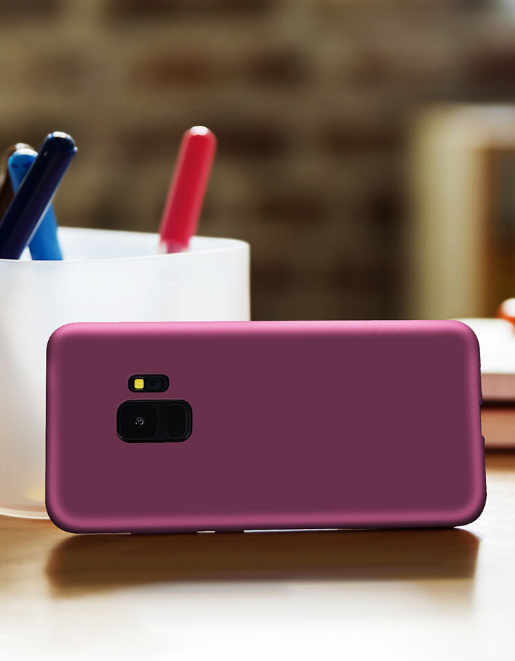 Carcasă X-Level Frosted, din plastic, pentru Samsung Galaxy S9 - roșu