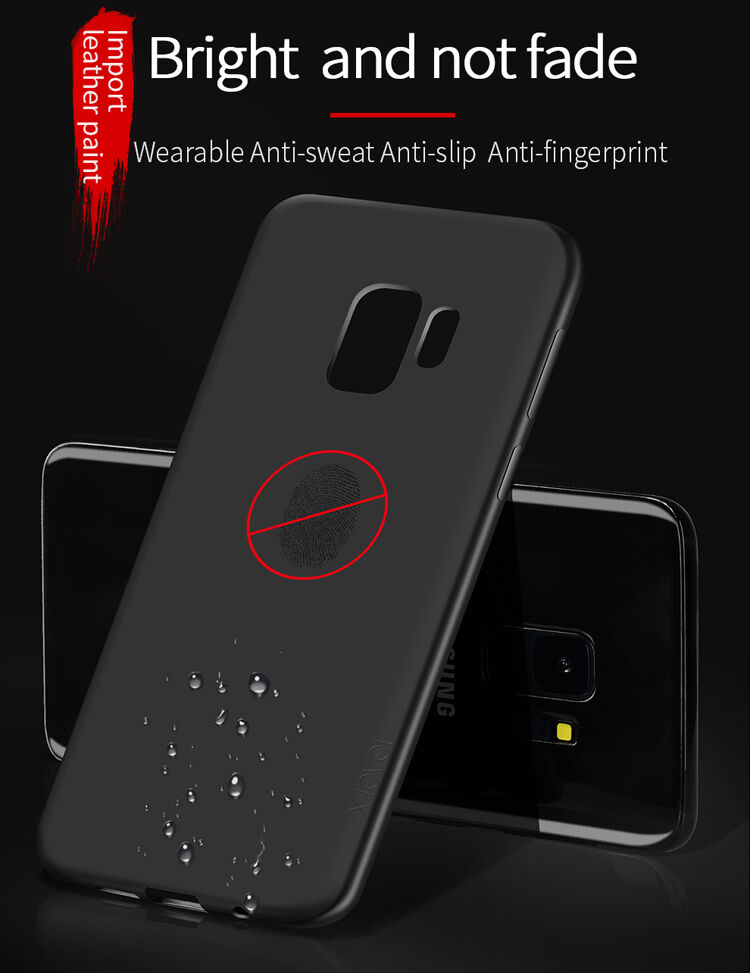 Carcasă X-Level Frosted, din plastic, pentru Samsung Galaxy S9 - negru