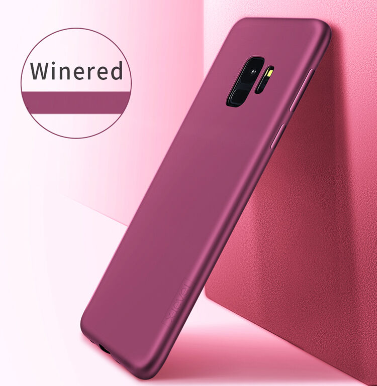 Carcasă X-Level Frosted, din plastic, pentru Samsung Galaxy S9 - negru
