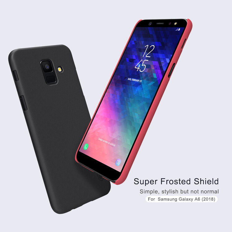 Carcasă Nillkin Super Frosted pentru Samsung Galaxy A6 (2018) - alb