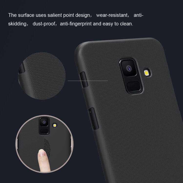 Carcasă Nillkin Super Frosted pentru Samsung Galaxy A6 (2018) - alb