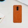 Husă flip Nillkin Qin, din piele, pentru Samsung Galaxy A6 Plus (2018) - roșu