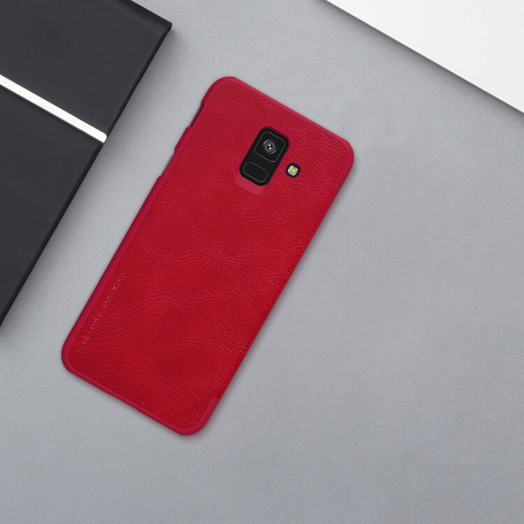 Husă flip Nillkin Qin, din piele, pentru Samsung Galaxy A6 (2018) - maro Husă flip Nillkin Qin, din piele, pentru Samsung Galaxy A6 (2018) - maro