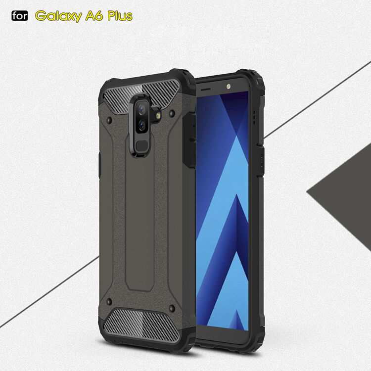 Carcasă super rezistentă Armor, pentru Samsung Galaxy A6 Plus (2018) - roz-auriu