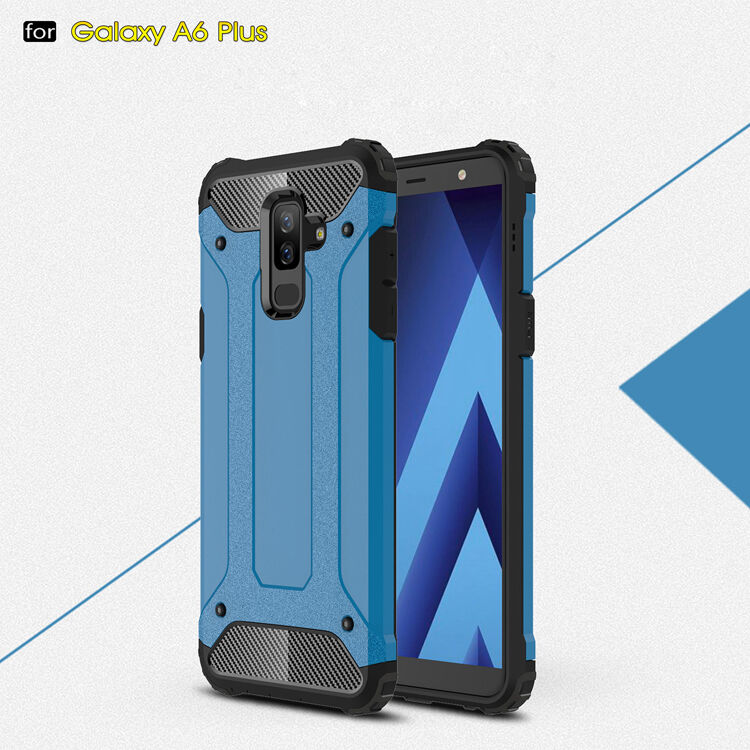 Carcasă super rezistentă Armor, pentru Samsung Galaxy A6 Plus (2018) - roz-auriu